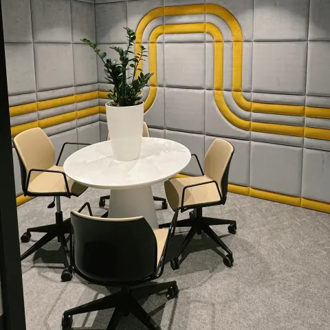 Мягкие и ДСП панели в дизайне интерьера офиса